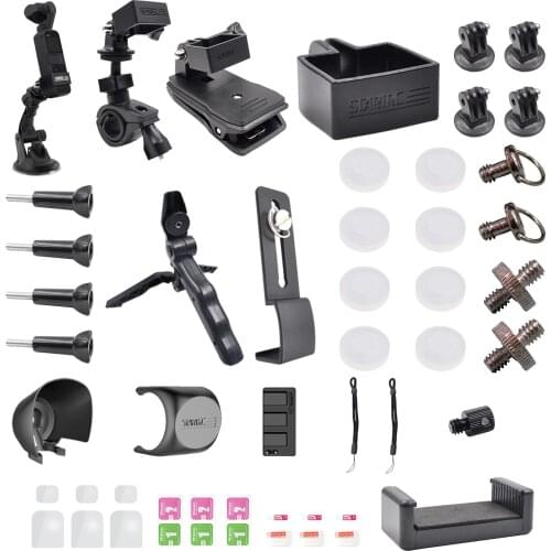 Accessories Handheld Gimbal Camera Adapter Mount Suction Cup Tripod Backpack Clip and Expansion Kit for DJI OSMO Pocket 2