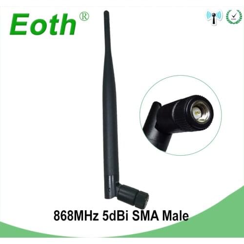 868MHz antenna 915MHz lora Lorawan 5dbi SMA Male Connector GSM antena straight 868 MHz 915 MHz antenne for gsm signal repeater