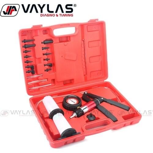 Car Manual Vacuum Pump Tools Set Positive and Negative Pressure Vacuum Brake Suction Pump Brake Test Tool Kit