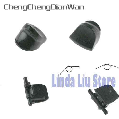 ChengChengDianWan 10sets/lot Replacement New JDS-030 JDM-030 L2 R2 Trigger Button with Springs For PS4 Controller