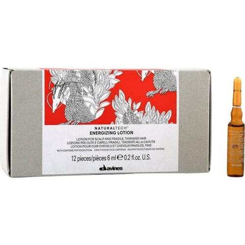Davines Natural Tech Energizing, hair loss strengthening lotion-12x6ml/0.2oz Hair weak strength