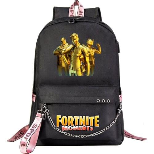 Fortnites Kids Backpack Women Backpacks School Bags for Teenage Girls Usb Charge Laptop Backpack Casual Travel Backpack
