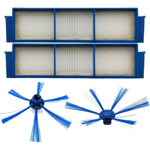 HEPA Filter Mop cloth Side Brush Kit For Philips FC8007 FC8792 FC8794 FC8796 Vacuum Cleaner Replacement Spare Parts