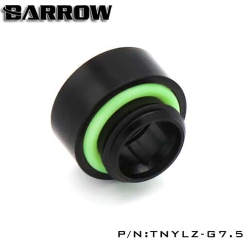 Barrow PC water cooling Butted fitting G1/4 Female to male Extension,7.5mm tube Connector TNYLZ-G7.5