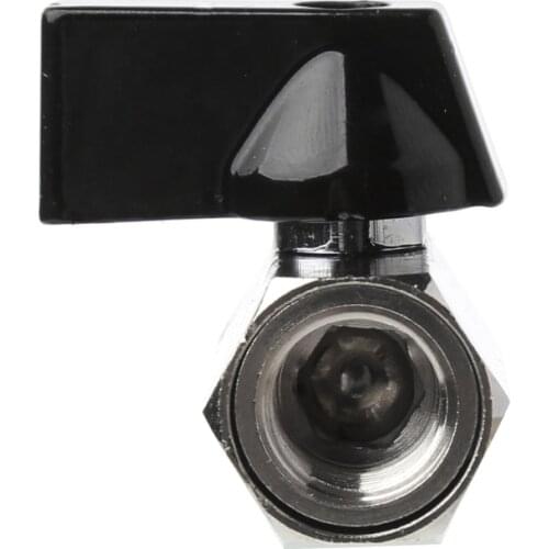 Brass Mini Ball Valve 1/4" BSP Male to Female Thread Air Compressor Hose