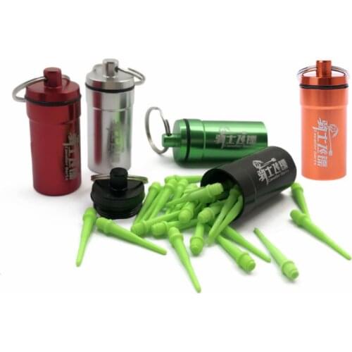 270C Soft Dart Head Tip Points Storage Case Portable Carry Box Flights Protector Ring Pad Holder Keyring Darts Accessory