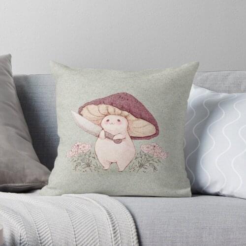 Pillowslip Let Me See What You Have Little Mushroom (No Text) 100% Cotton Decor Pillow Case Home Cushion Cover 45*45cm