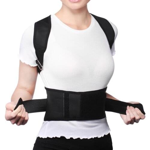 Adjustable Back Posture Corrector Magnetic Position Correction Brace Support Back Belt