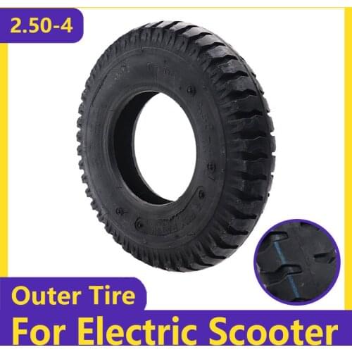 2.50-4 Tire and Inner Tube 2.50-4" Pneumatic Tire for Motorcycle Tyre Gas Electric Scooter Bike Tire and Scooter Wheel