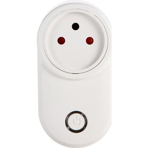 10A Israel Smart WiFi Plug Remote Voice Control Power Monitor Socket Outlet Adaptor Timing Work With Alexa Google Home Tuya