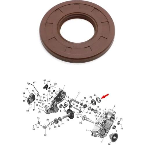 For Can Am Transmission Rear Oil Seal Gear Box Outlander Renegade Maverick Commander 800 1000