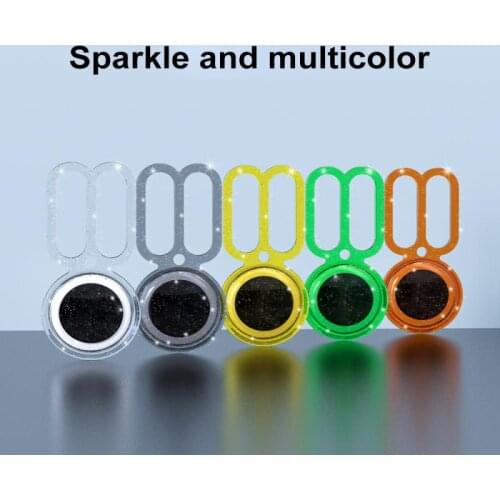 For Airtag Protective Sleeve TPU Shockproof Transparent Protective Case For AirTags Keychain Anti-Scratch Anti-Lost Protective