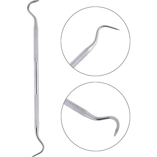 1PCS Stainless Steel Double Ends Dentist Teeth Clean Hygiene Explorer Probe hook Pick Dental Tool Products
