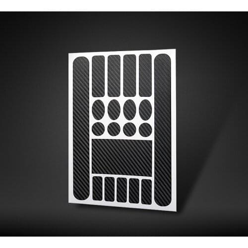 Bicycle sticker Scratch prevention Rhino leather Sticker Mountain Bike Frame Safety Tape Protector 1PC Carbon Fiber Texture