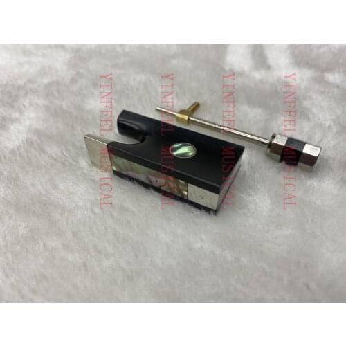 10 PCS Fully Lined Ebony Frog double pair eye abalone for 4/4 Violin Bow high quality cheapest price repari violin bow part