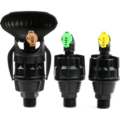 10pcs R:9~10m s 1/2'' Thread Garden Lawn Irrigation Sprinklers Steel Ball Drive 360 Degree Rotating Sprayer Watering Nozzles