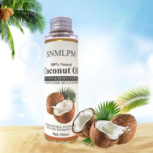 100ml Coconut oil body basic care oil moisturizing massage essential oil face oil Skin care beauty products skin care products