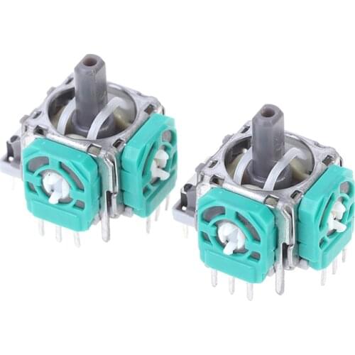 2Pcs Controller Replacement 3D Analog Stick Sensor Module Thumb Stick for PS4 Controller Repair Parts