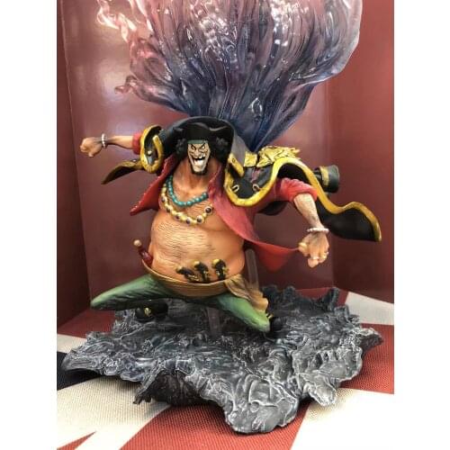 26cm Dropshipping Anime One Piece DX Black Beard Marshall D Teach Fighting Ver PVC Model Collectible Children Action Figure Doll