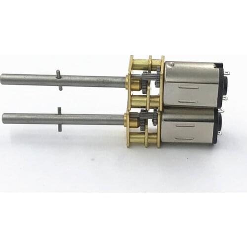 3mm * 35 long shaft N20 gear motor with 1mm bolt, new electroplated tight gear box DC6V 2000RPM