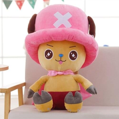 30cm High Quality Game Cute Kawaii Lovely One Piece Chopper Luffy Plush Toy Soft Stuffed Doll Gift