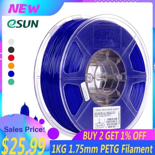 ESUN PETG 1.75mm filamento 3d 1kg Spool 3d printer filament abs Filament Printing Consumables Material Refills 3D Printer Parts