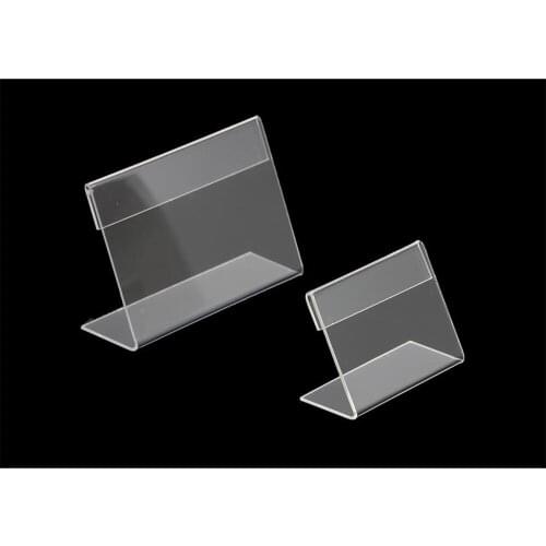 6*9cm Thickness 1.3 Mm Acrylic Name Table Card Price Tag Name Card Display Stand Holder Pop Label Tag Frame Holder Label Frame