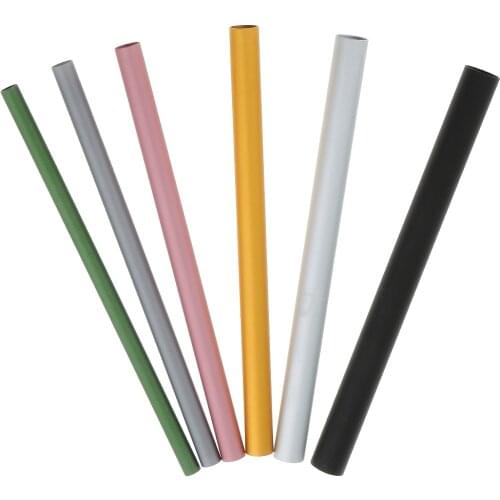 6Pcs Mix Size C Curve Aluminum Rod Sticks Acrylic Tips for Nail Art Tips Shaping