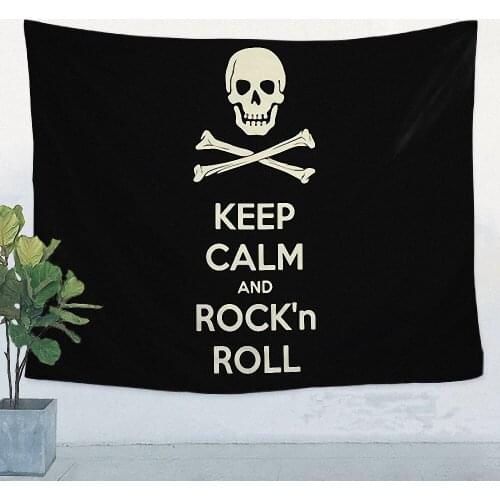 Retro Band LOGO Flag Banner Hip hop\Jazz\Reggae\Rock\Heavy metal Music Poster Tapestry Wall Sticker Bar KTV Studio Decor Cloth