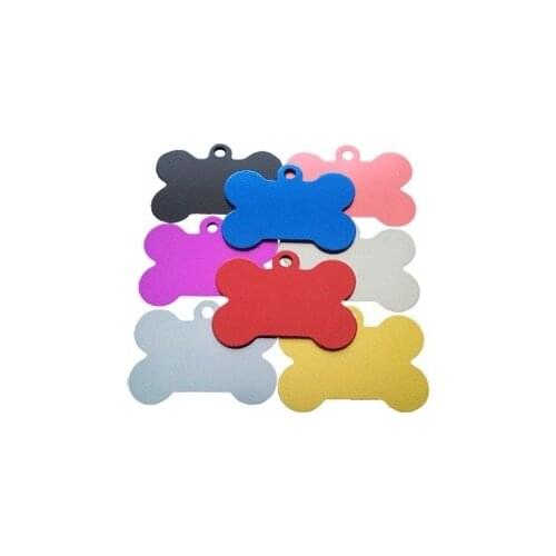 Cheap Blank Pet ID Tag Metal Aluminum Anodized Tag