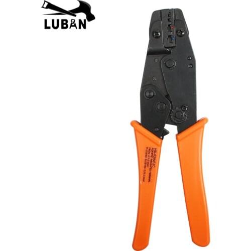 HS-02WF2C wire stripper EUROP STYLE RATCHET crimping tool crimping plier insulated cable links 0.5-2.5mm2 multi tool hand pliers