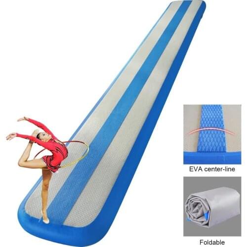 Free Shipping 7m x 0.5m x 0.2m Gymnastics Tumbling Mat Air Floor for Home Use, Beach, Park and Water