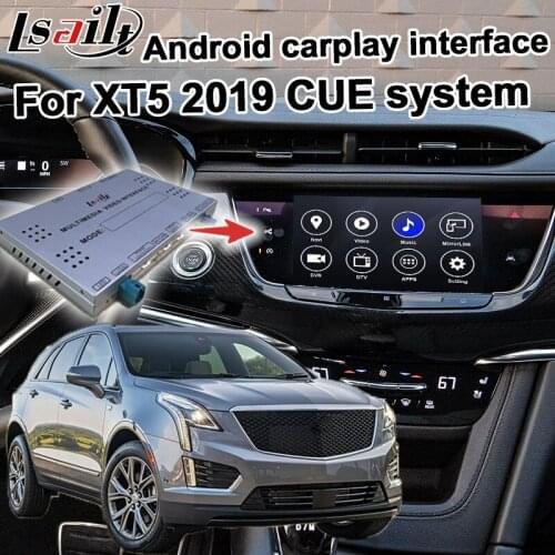 Android / carplay interface box for Cadillac XT5 2019 GPS navigation video interface mylink CUE intellilink system by Lsailt