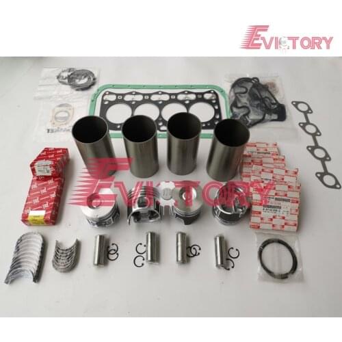 For ISUZU 4LE1 overhaul rebuild kit water pump valve gasket piston liner