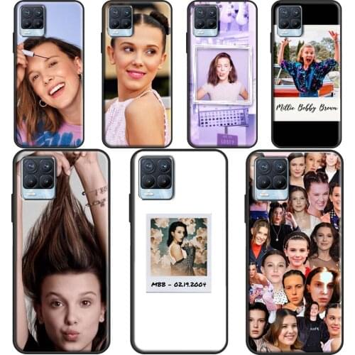 Millie Bobby Brown Cover For OPPO Realme 8 6 7 Pro Q3 C3 C11 C15 GT Case For OnePlus 8 Pro 9 Pro 8T Nord 9R