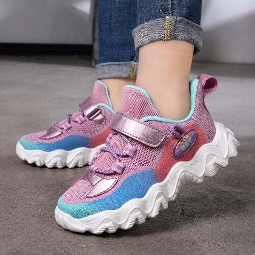 Girls Running Sneakers Breathable Summer Children Sport Shoes Air Mesh Tenis Infantil Boys Basket Footwear Kids Chaussure Enfant