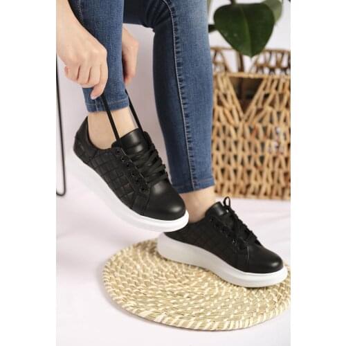 Cecelia Kapütone Pattern Thick Sole Women 'S Sneaker