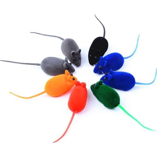 False Mouse Funny Pet Cat Toys Feather Kitten Toy Cat Toy Mouse Kitten Fun Play Activity Plush Rubber Vinyl Realistic Sound Toys