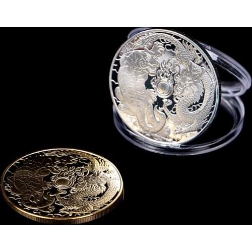 2022 China New Year Tiger Year Original Commemorative Coin Zodiac Tiger Coin Gold Silver