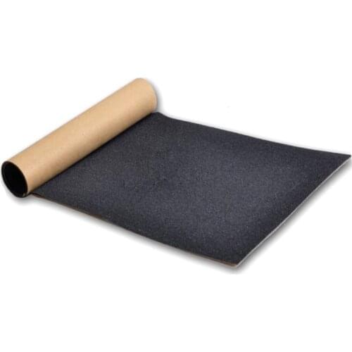 Black Skate Scooter Sandpaper Sticker 1PC Perforated Skateboard Deck Tape Skateboard Sand Paper Tape 80cm*20cm