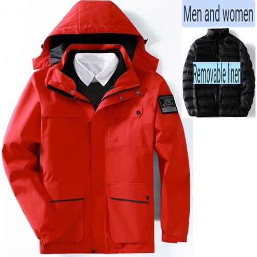 R.XJIAN brand new style detachable liner couple waterproof and windproof ski suit, cycling suit, fishing suit, golf suit, mounta