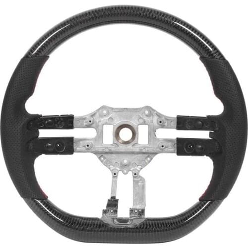 Nappa Steering Wheel Custom Carbon Fiber Steering Wheel Nappa Perforated Leather Fit for Mercedes-AMG 2021