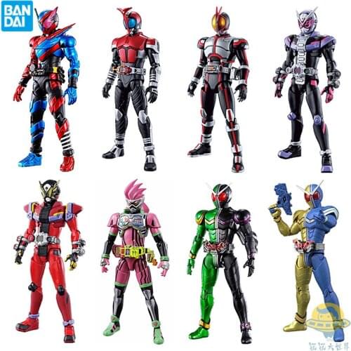 15cm BANDAI Kamen Rider Ryuki Zi-O Geiz Kabuto RabbitTank Sparkling Assembled Model of Japanese Heroes