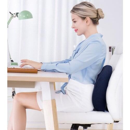 Modern Office Chair Cushion Home Accessories Memory Cotton Velvet Cushion Living Room Sofa Cushions Portable Lumbar Cushions