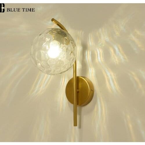 Black&Gold Modern Led Sconce Wall Lamp For Bedroom Bedside Light Living room Dining room Home Lustre Wall Light Fixture E27 Bulb