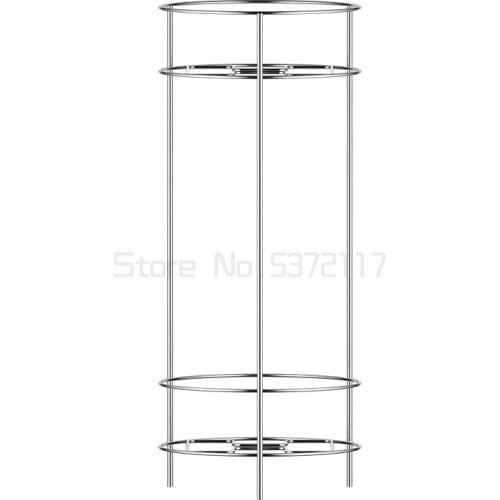 Nordic flower rack living room floor type indoor green rose pot rack balcony stainless steel pot rack