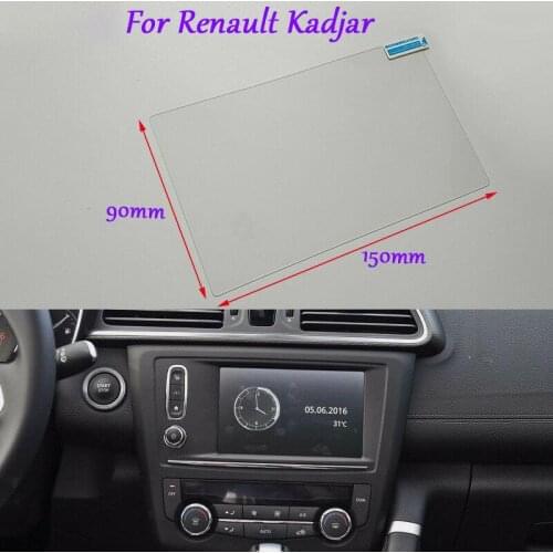 Internal Accessories For Renault Kadjar Car GPS Navigation Screen Glass HD Clear Protective Film