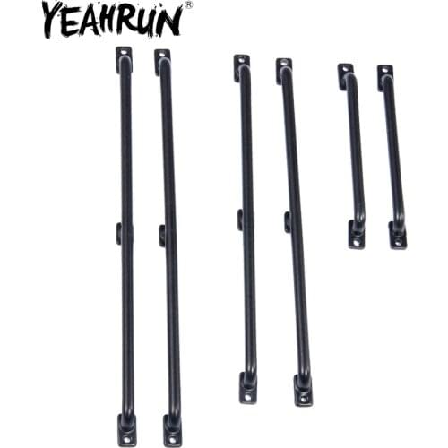 YEAHRUN 2PCS Metal Body Shell Handrail for Toyota LC70 TRX-4 SCX10 D90 1/10 RC Crawler