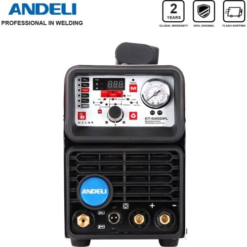 ANDELI Smart Portable Single Phase Multifunctional Welding Machine CT 520DPL 5 in 1 with CUT MMA COLD PULSE TIG Welding machine
