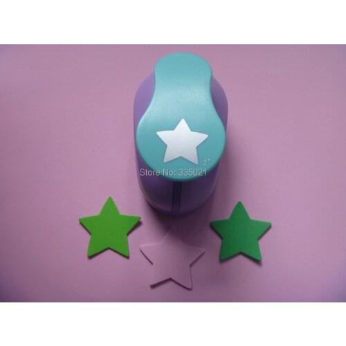 Free shipping 2"(5.0cm) lucky star eva foam punch greeting card handmade puncher Scrapbook Handmade punches craft hole punch